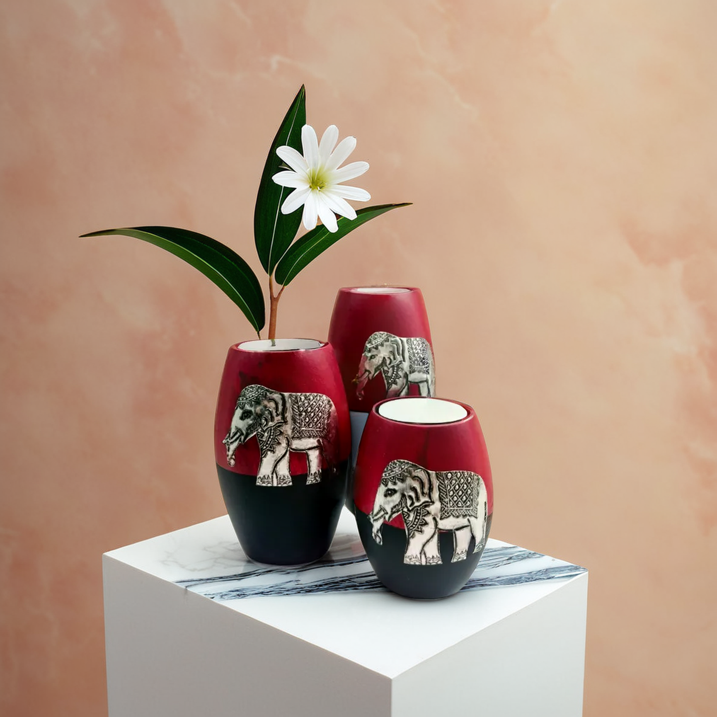 3 pieces candle holder