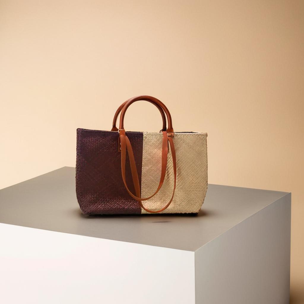 step ceylon reed leaves bag