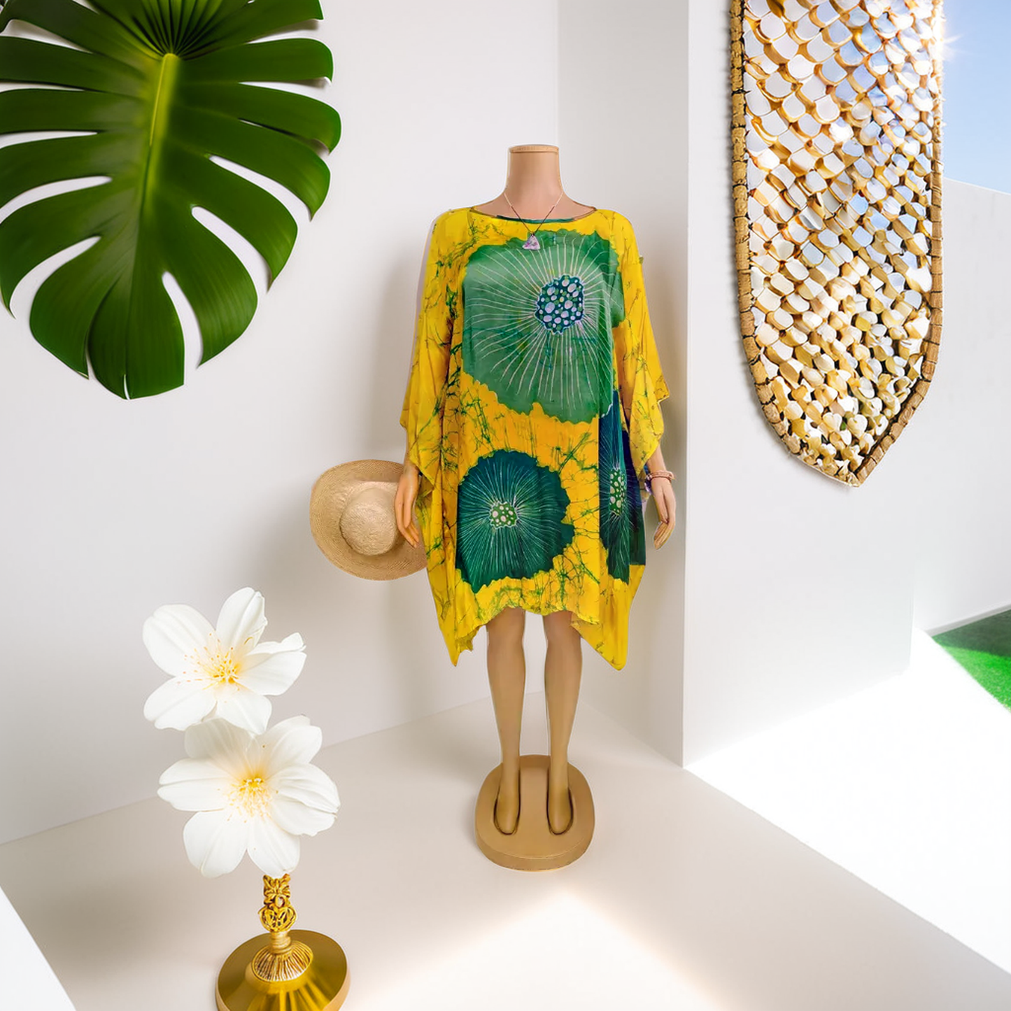 Caftan Poncho Silk