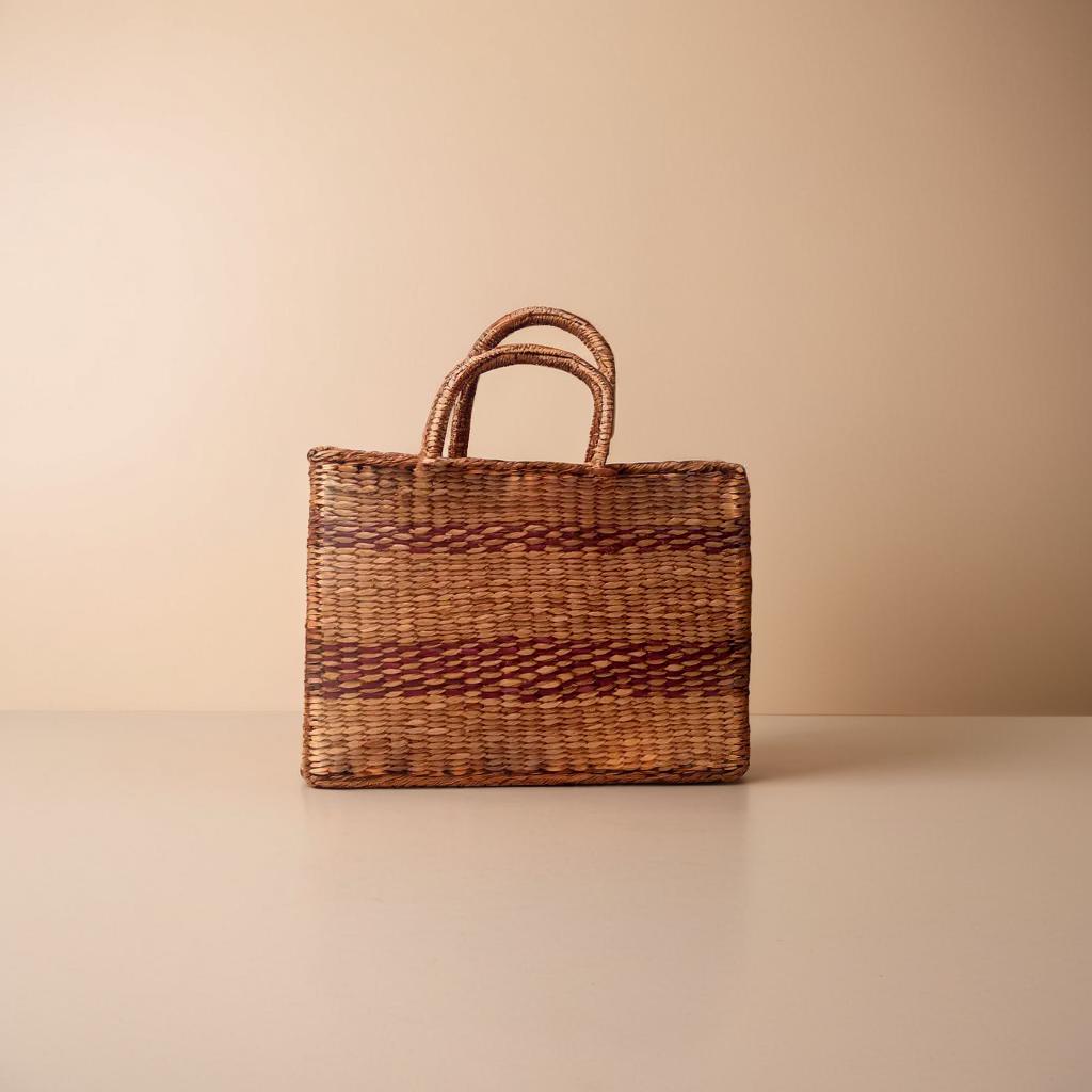 step ceylon reed leaves bag