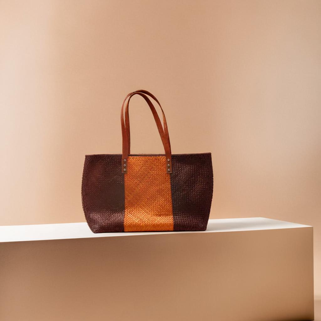 step ceylon reed leaves bag