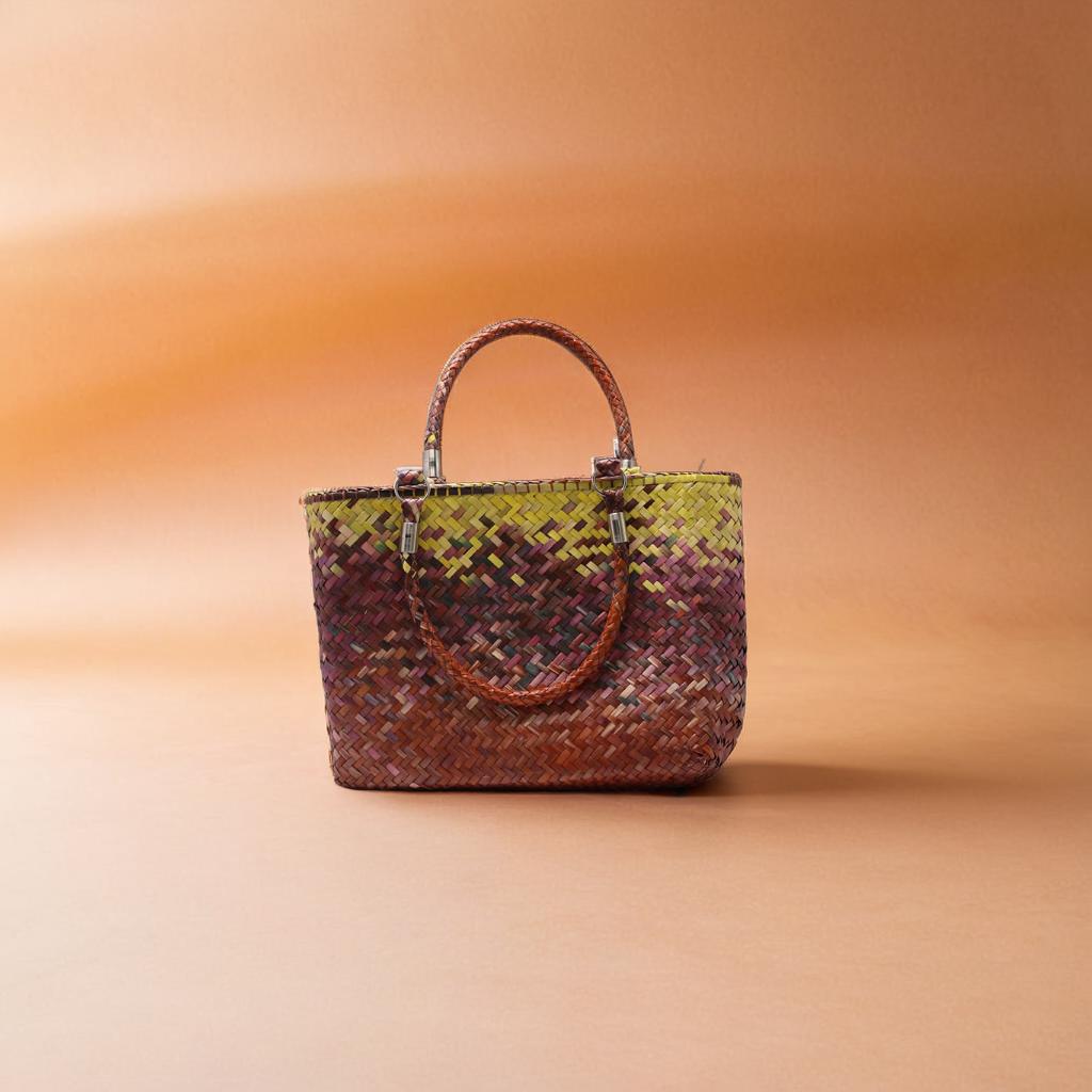 step ceylon reed leaves bag