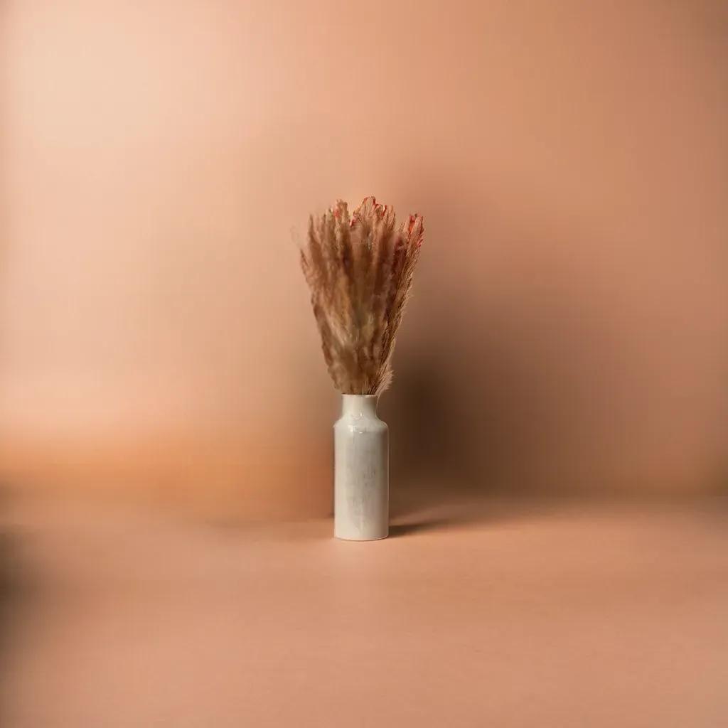 sulivans white ceramic vase set 3