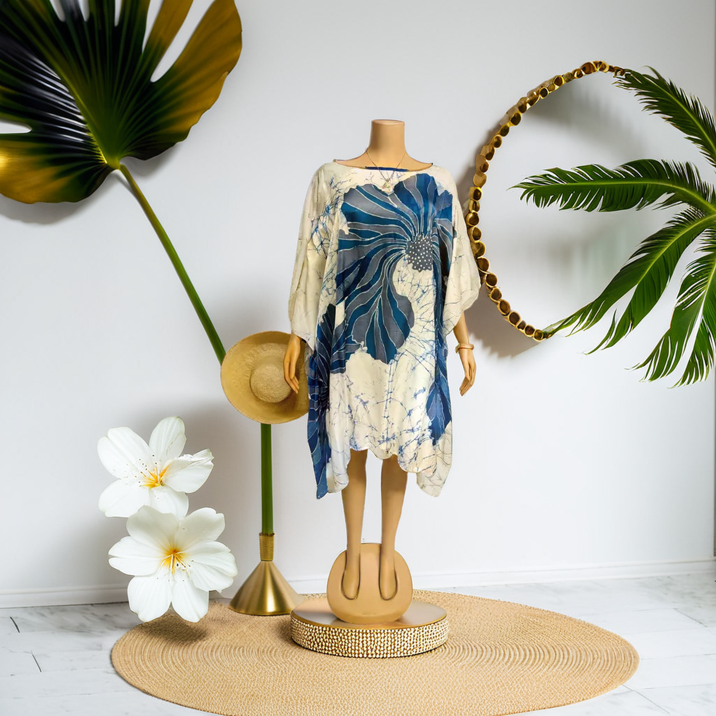 Caftan Poncho Silk