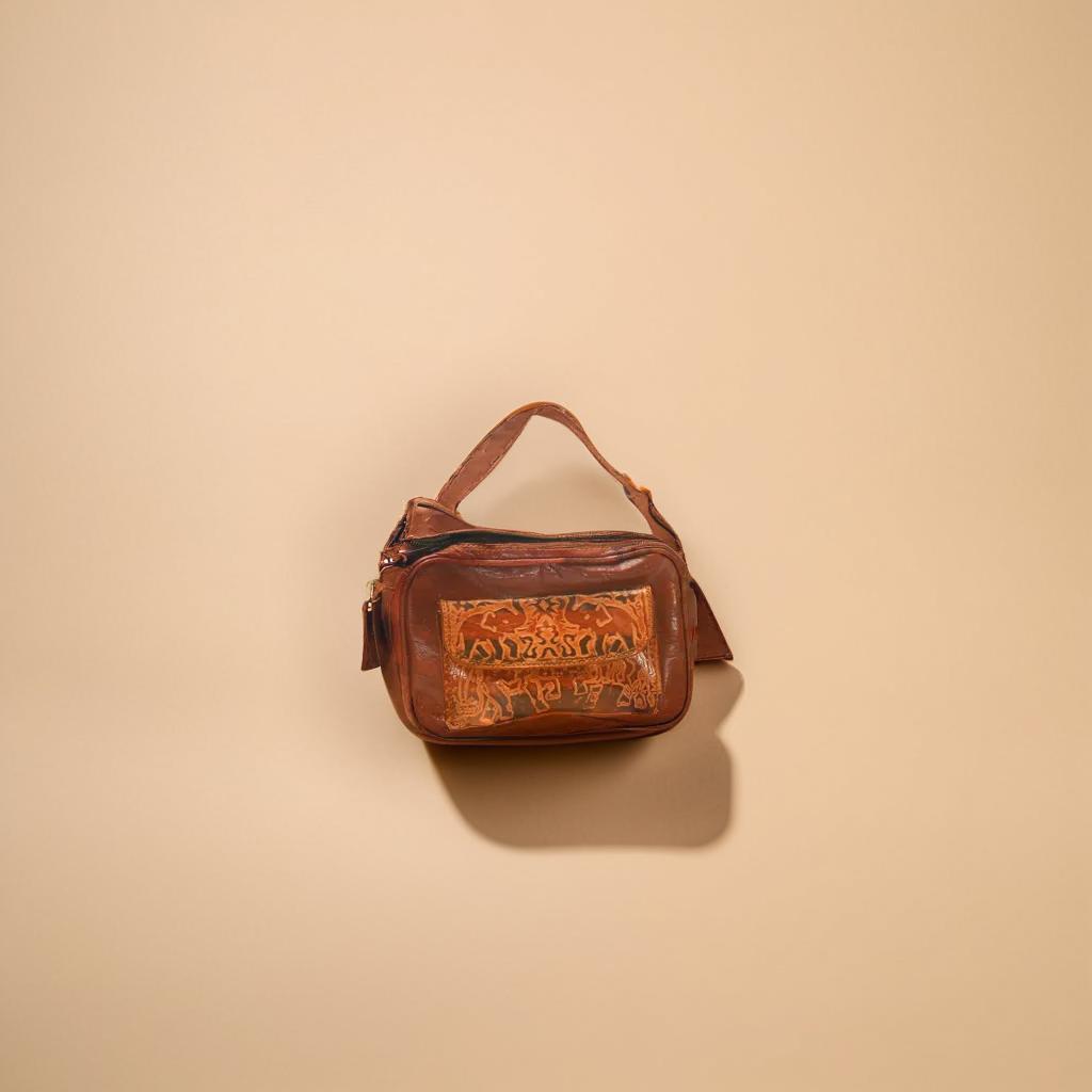 step ceylon leather bag