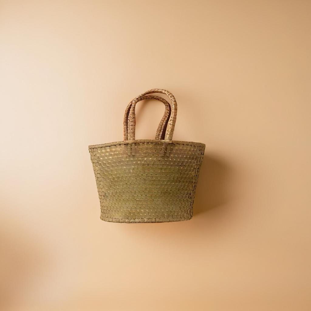 step ceylon reed leaves bag