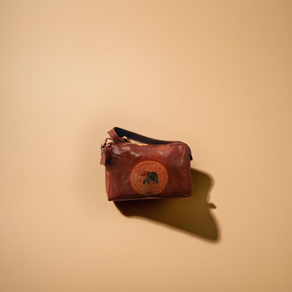 step ceylon leather bag