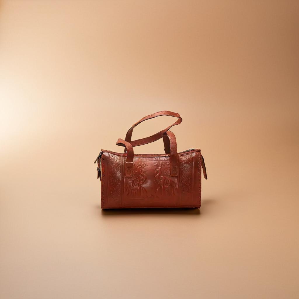 step ceylon leather bag