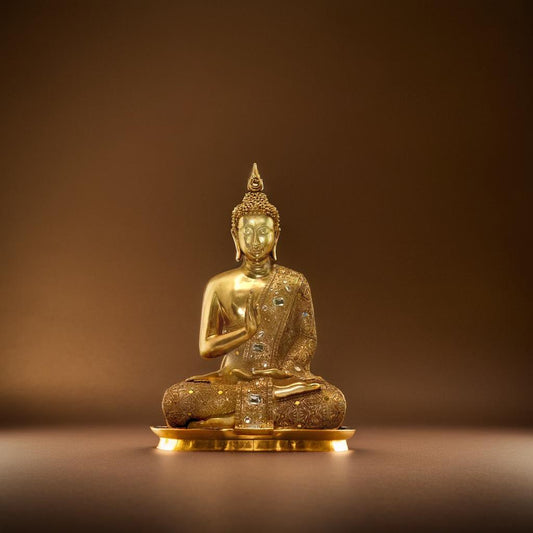 gold budda statue