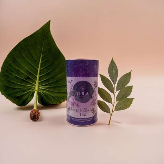 Ora Blue Mallow Tea – Pure Ceylon Green Tea with Blue Mallow Infusion