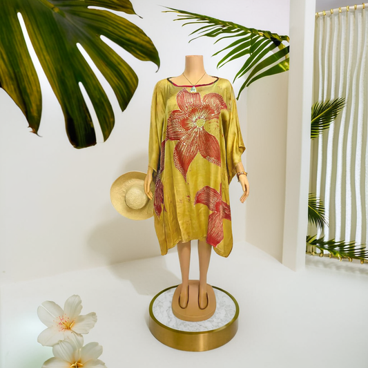 Caftan Poncho Silk