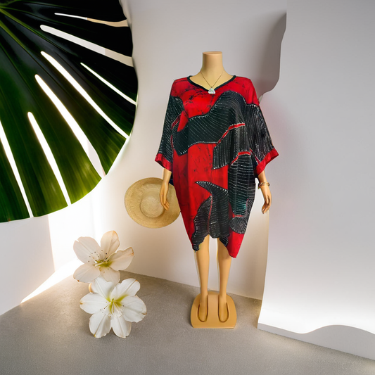 Caftan Poncho Silk