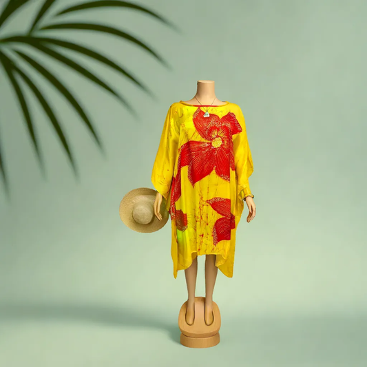 Caftan Poncho Silk