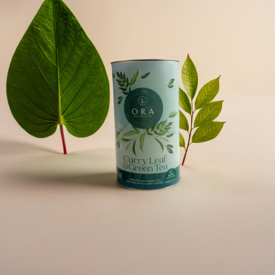 Ora Curry Leaf Green Tea – Pure Ceylon Green Tea Infused with Curry Leaf